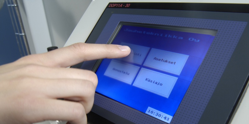 Fillermatic comes with a PLC control and user friendly touch screen.