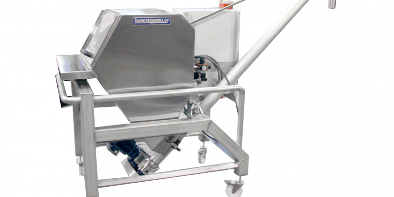 Automated  continuous loss-in-weight dosing of CMC powder in cheese production line. Valio Oy 